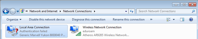 wired eduroam setup