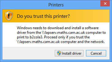 Do you trust this printer?