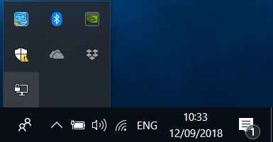 The Windows OpenVPN icon
