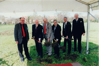 Photograph of the ground breaking ceremony