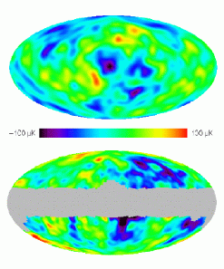 Maps showing CMD Temperature Fluctuations