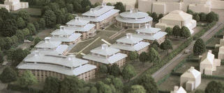 Photograph of Model of the New Centre